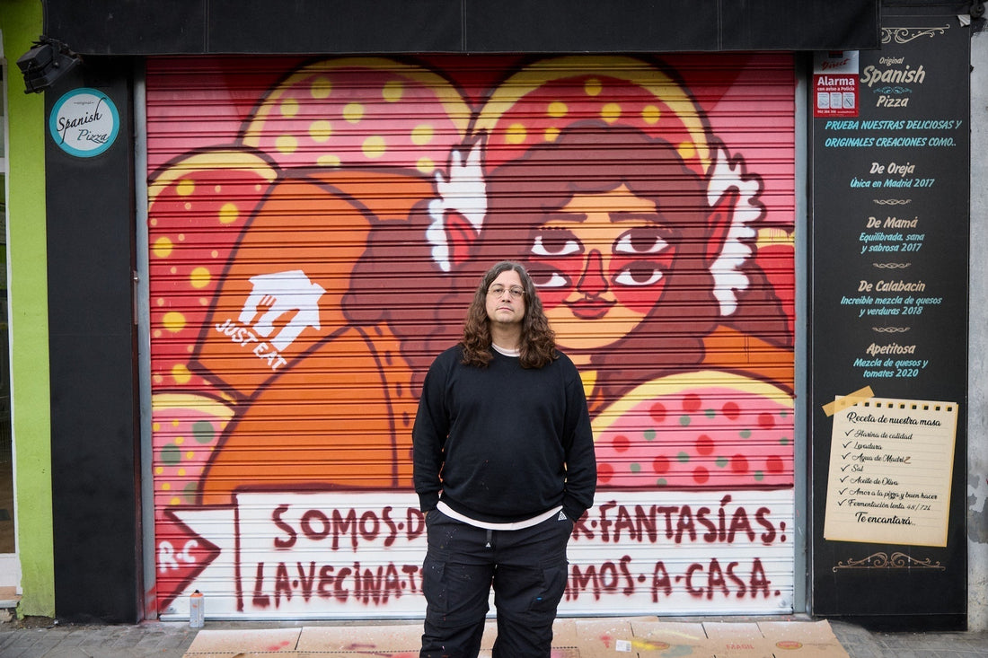 Ricardo Cavolo and other artists from Gunter Gallery turn restaurants into urban canvases thanks to Just Eat