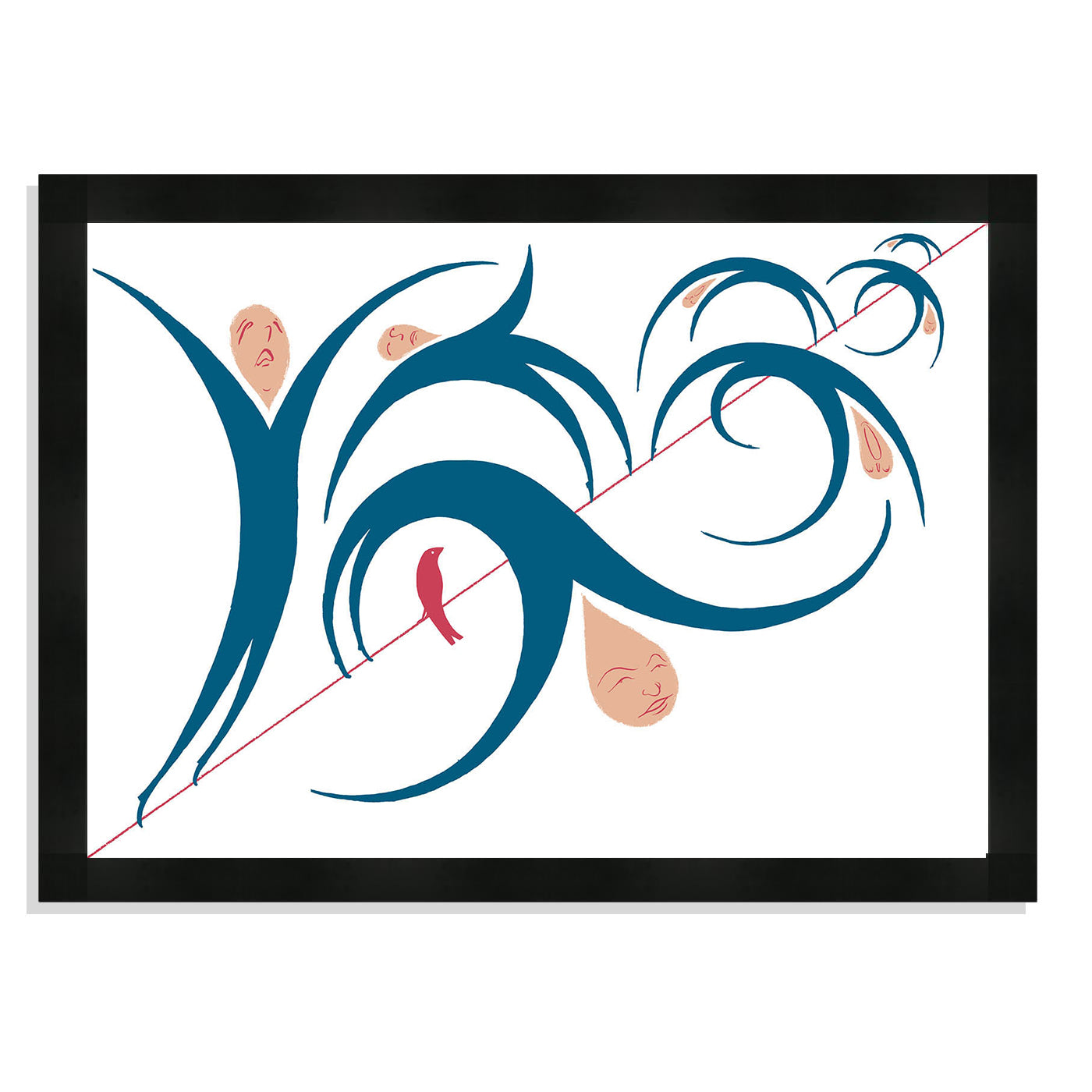 La delgada línea del presente