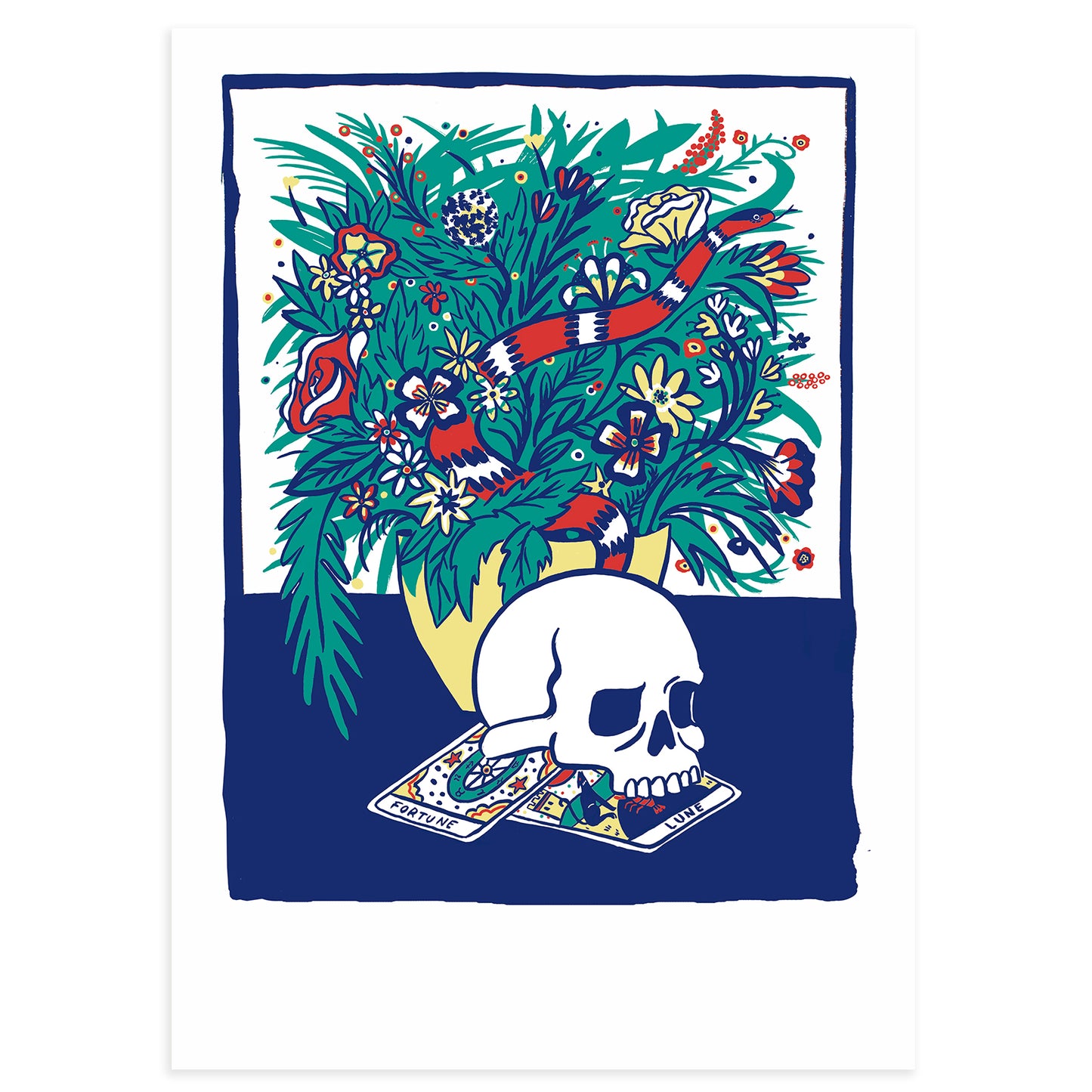 Flores, fortuna y muerte